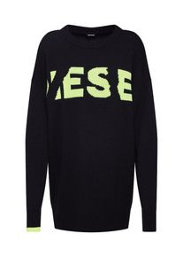 Diesel, Damen Oversized Pullover 'K-LOGOX', Schwarz / Weiß