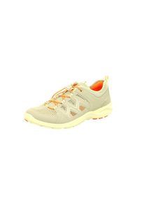 Ecco, Damen Sneakers, Hellgrau / Orange