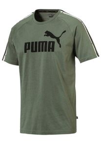 Puma, Herren T-Shirt, Khaki / Schwarz