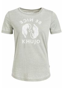 Khujo, Damen T-Shirt 'ALESSANDRA', Gr&uuml;n