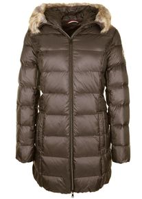 No. 1 Como, Damen Daunenmantel 'FERRARA', Braun