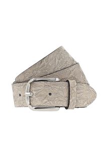 Vanzetti, Damen G&uuml;rtel 'Glitter floral Print 3,5cm', Beige / Braun
