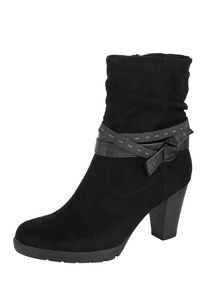 Tamaris, Damen Stiefel mit Schleifendetail, Schwarz