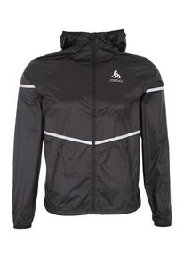 Odlo, Herren Funktionsjacke 'ZEROWEIGHT', Schwarz / Weiß