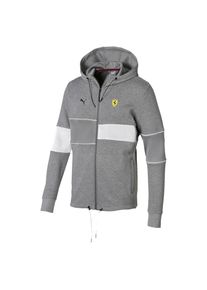 Puma, Herren Sweatjacke, Graumeliert / Wei&szlig;