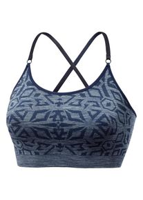Bench, Damen Sport-BH, Navy / Blaumeliert
