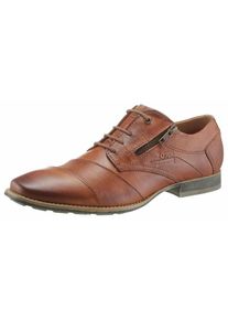 Bugatti, Herren Schn&uuml;rschuh, Cognac