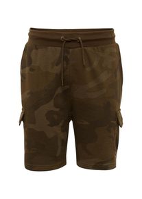 Urban Classics, Herren Sweatshorts 'Terry', Oliv / Dunkelgr&uuml;n