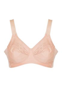Lingadore, Damen BH ohne Bügel aus Baumwolle, Nude