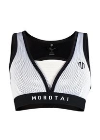 MOROTAI, Damen Sport-BH, Schwarz / Weiß
