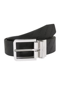 Calvin Klein, Herren Gürtel '3.5CM ADJ.REV.LOGO BELT', Schwarz