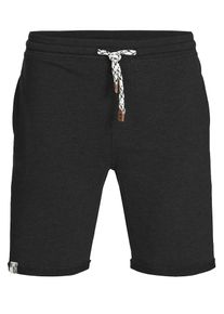 INDICODE JEANS, Herren Shorts 'Aldrich', Schwarzmeliert