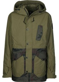 Billabong, Herren Jacke 'Adversary', Braun / Grün / Khaki