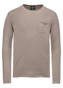 Key Largo, Herren Pullover 'MST MONACO round', Beige