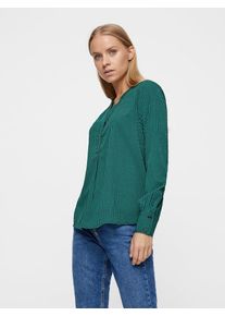 Véro Moda VERO MODA, Damen Bluse, Smaragd / Schwarz