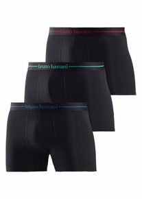 Bruno Banani, Herren Boxer Short 'Power Cotton' (3 St&uuml;ck), Schwarz