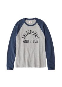 Abercrombie & Fitch Abercrombie & Fitch, Herren Sweatshirt 'LS TECH PLATED 4CC', Grau