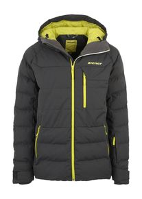 Ziener, Herren Winterjacke 'TAYFUN', Gelb / Dunkelgrau