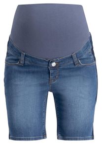 Esprit Maternity, Damen Umstandsshorts, Blue Denim