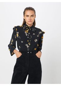 Pieces, Damen Bluse 'BELLE', Schwarz