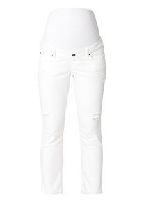 Queen mum, Damen Umstandsjeans, Wei&szlig;