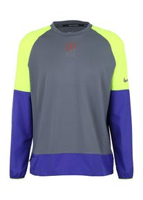 Nike, Herren Funktionsshirt 'Elet', Blau / Grau / Limette