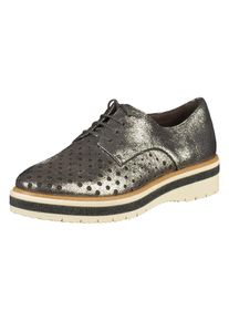 Tamaris, Damen Halbschuhe, Anthrazit / Silber