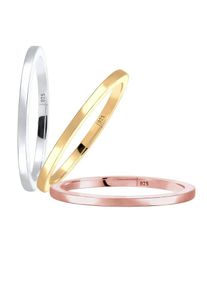 Elli, Damen Ring, Gold / Rosegold / Silber