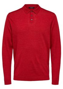 Selected Homme, Herren Poloshirt, Rot