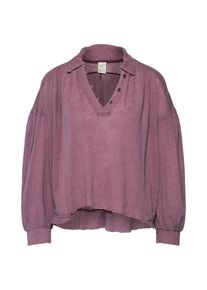 Free People, Damen Bluse 'RUSH HOUR TEE', Flieder