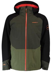 O`Neill O'NEILL, Herren Snowboardjacke 'Galaxy IV', Gr&uuml;n / Khaki / Schwarz
