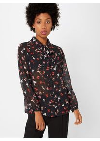 Liu Jo JEANS, Damen Bluse, Blutrot / Schwarz / Naturweiß