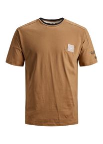 Jack & Jones JACK & JONES, Herren T-Shirt, Hellbraun
