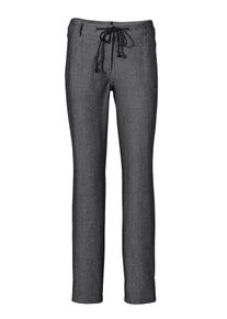 Heine, Damen Bodyform-Stretchhose mit Tunnelzug, Graumeliert