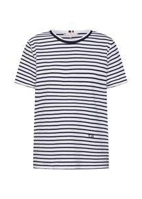 Tommy Hilfiger, Damen Shirt, Navy / Weiß