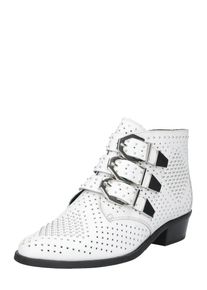 Bronx, Damen Stiefeletten 'Breza', Silber / Weiß