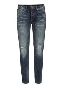 tigha, Herren Jeans 'Morten 9502 ripped', Blue Denim