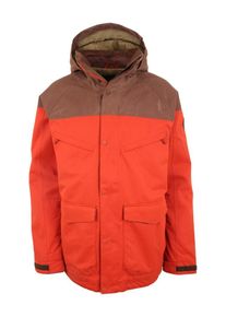 Burton, Herren Snowboardjacke 'BREACH', Braun / Rot