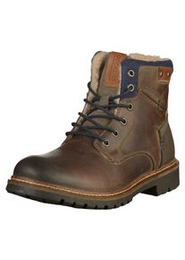 Dockers by Gerli, Herren Stiefelette, Dunkelblau / Braun / Brokat / Dunkelorange