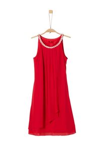 s.Oliver Junior, M&auml;dchen Kleid, Rot / Wei&szlig;