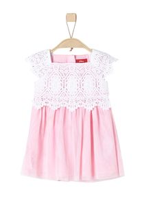 s.Oliver Junior, Mädchen Kleid, Pink / Weiß