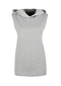 S.Oliver Active, Damen Tanktop mit Kapuze, Grau