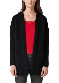 s.Oliver RED LABEL, Damen Strickjacke, Schwarz