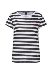 PLEASE, Damen Shirt, Schwarz / Wei&szlig;