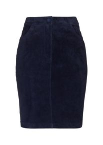 EDITED, Damen Wildlederrock 'Tila', Navy