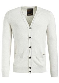 Khujo, Herren Strickjacke 'TERENCE', Perlwei&szlig;