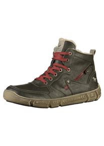 Mustang, Damen Sneaker, Grau / Rot