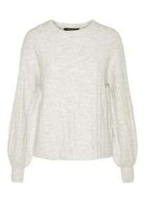 Véro Moda VERO MODA, Damen Strickpullover, Hellgrau