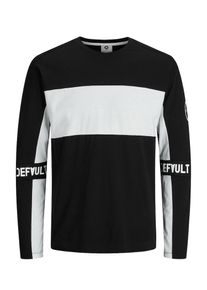 Jack & Jones JACK & JONES, Herren T-Shirt, Schwarz / Weiß