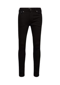 Jack & Jones JACK & JONES, Herren Röhrenjeans 'Liam', Schwarz